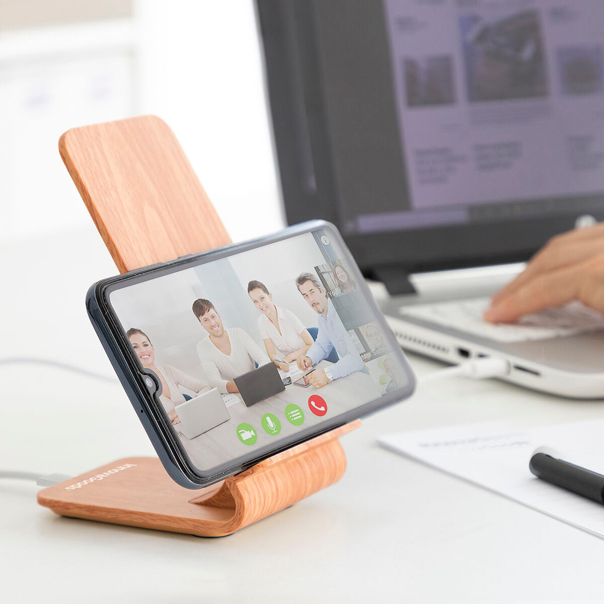 Qistan wood effect wireless charger 