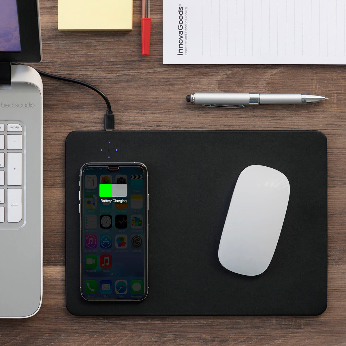 Mouse-Pad 2 in 1 with wireless charger Padwer