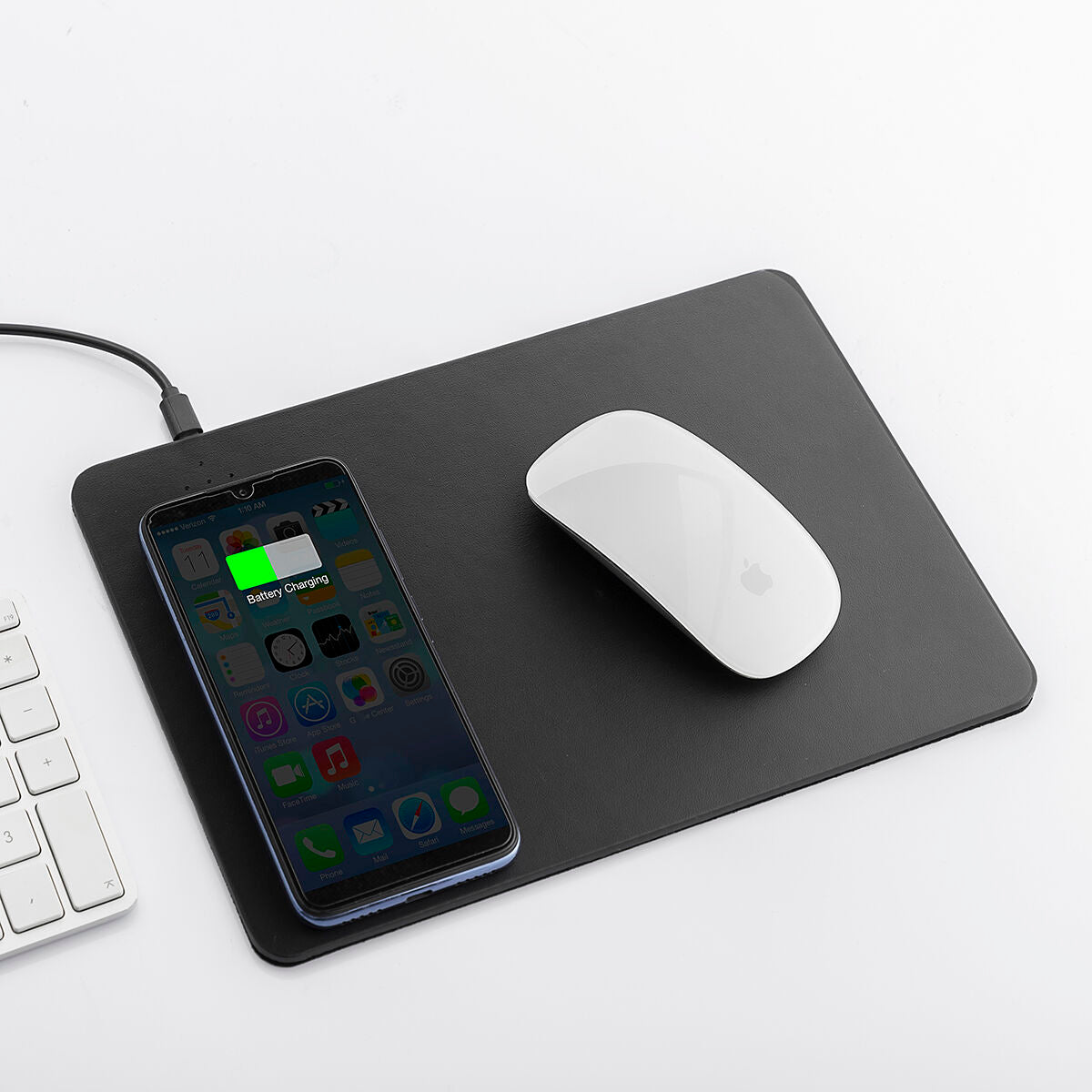 Mouse-Pad 2 in 1 mit kabellosem Ladegerät Padwer