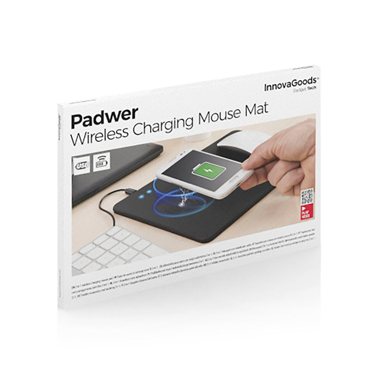 Mouse-Pad 2 in 1 with wireless charger Padwer