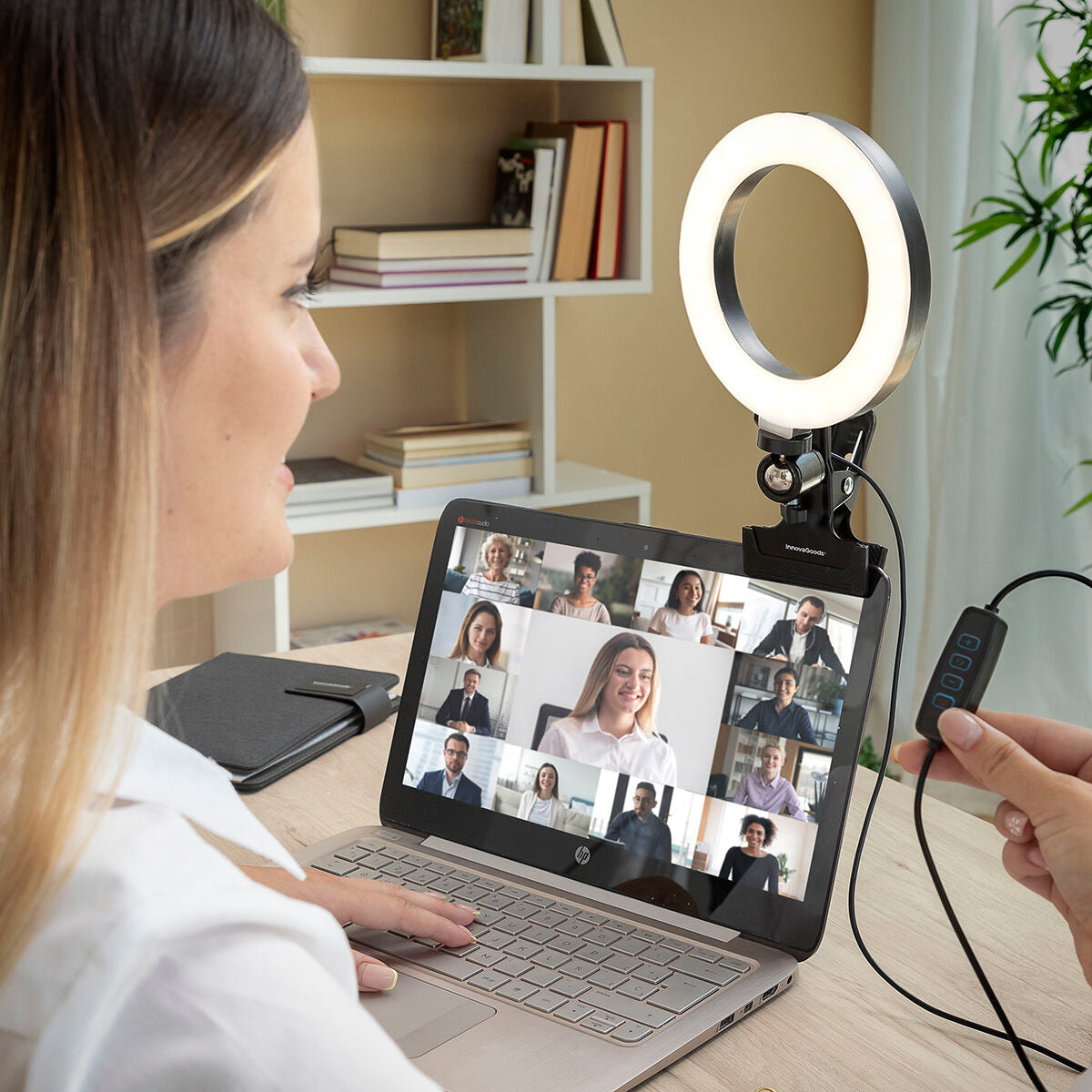 Selfie light ring with clamp Lumahoop 